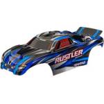 Traxxas Каросерия Traxxas Rustler синя (без щифтове)