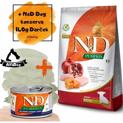 N&D Pumpkin Puppy MINI Chicken & Pomegranate 7 kg
