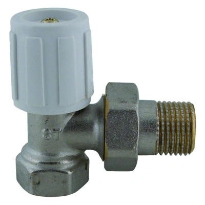 Radiátorový ventil rohový, jednoregulační 3/8" 1063