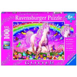 Ravensburger - Puzzle Unicorn 100 XXL glitter - 100 piese