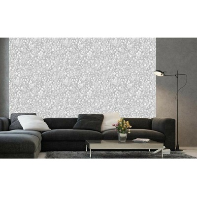 DIMEX ART Луксозна флизелинова тапета сиви момини сълзи