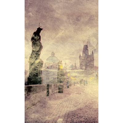 Dimex MS-2-0371 vliesová fototapeta na zeď Abstrakt Karlův most 1 rozměry 150 x 250 cm