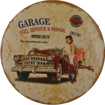 Ceduľa Garage Full Service