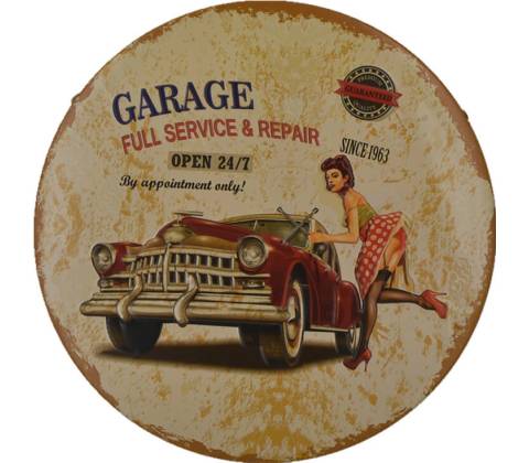 Ceduľa Garage Full Service