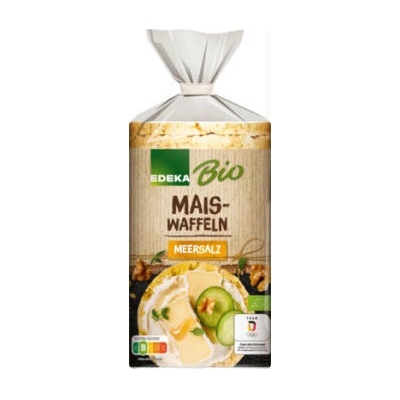 Edeka Bio kukuřičné chlebíčky s mořskou solí 110 g