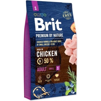 Brit Premium by Nature Adult S - За дребни породи с 50% Пилешко