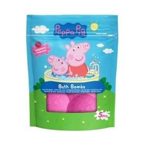 Kids&Cotton KIDS Peppa Pig Bath Bombs - Raspberry 1 pack - 5x50 g