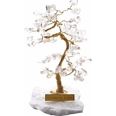 Nefertitis Stromeček štěstí křišťál B0 NF5576 - cca 14 cm