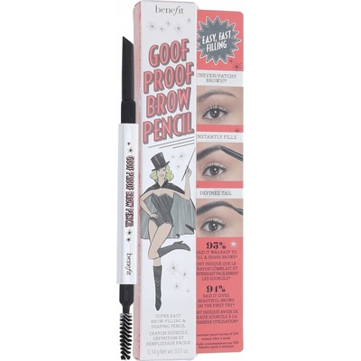 Benefit Tužka na obočí Goof Proof Brow Eyebrow Pencil 06 Cool Soft Black 0,34 g