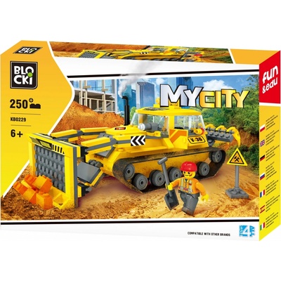 ICOM Blocki MyCity Stavba buldozer 250 ks – Zboží Mobilmania