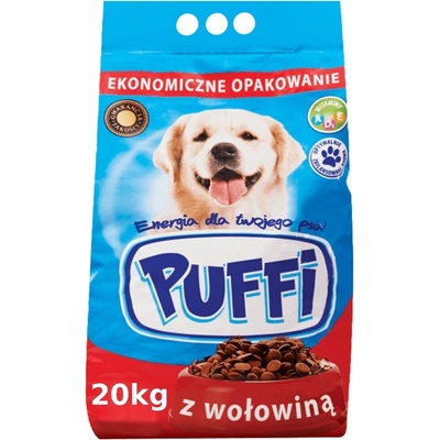 Puffi s hovädzím mäsom 20 kg