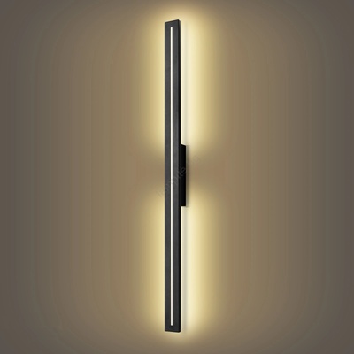 Brilagi - LED външно стенно осветително тяло LINEO LED/24W/230V 3000K IP65 черно (BG2410)