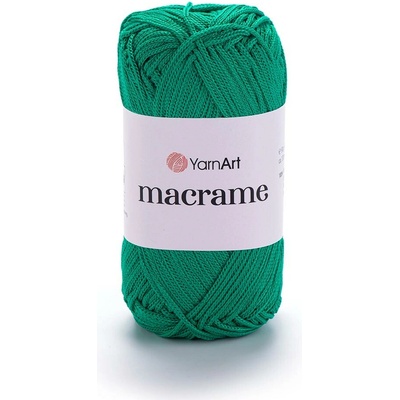 Yarn Art příze Macrame M168 smaragdově zelená