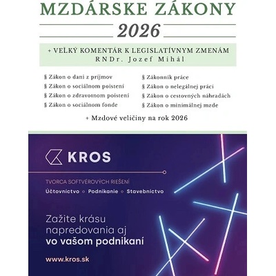 Mzdárske zákony 2026 -