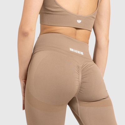 Iron Aesthetics Seamless Butt bezšvové legíny béžové