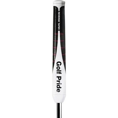 Golf Pride Reverse Taper Round Large Putter Grip Large black/white/red
