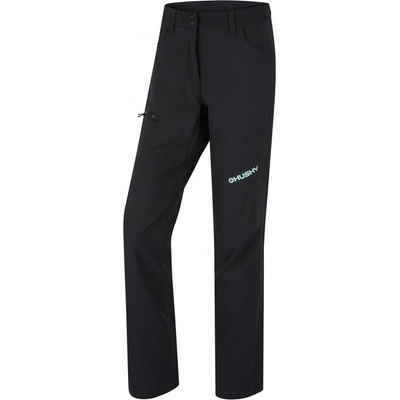 HUSKY Дамски софтшел панталон Kavia, черен (hsk-HT0-0532)