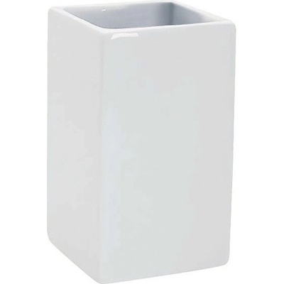 Spirella kelímek na kartáčky QUADRO bílý 10_00152 – Zboží Dáma