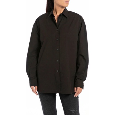 Replay Риза с дълъг ръкав Replay W2127.000. 84934 Long Sleeve Shirt - Black