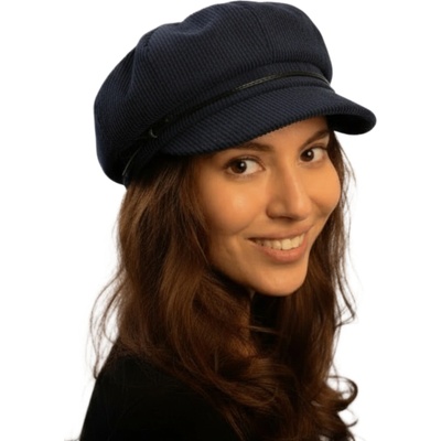 Fiebig Headwear since 1903 dámská podzimní manšestrová bavlněná bekovka