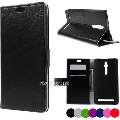 ASUS Zenfone 2 ZE550ML ZE551ML Magnetic Wallet Кожен Калъф и Про
