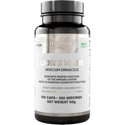 Human Protect Lion's Mane 400 mg | with 20% Beta-Glucans [100 капсули]