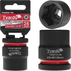 Tvardy Ударна вложка 3/4" 6-стен 26mm CR-MO 82129 (T00212-26)