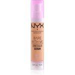 NYX Cosmetics Bare With Me Concealer Serum овлажняващ коректор 2 в 1 цвят 5.7 Light Tan 9, 6ml