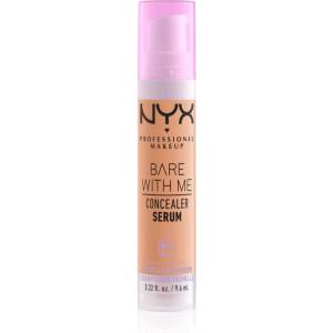 NYX Cosmetics Bare With Me Concealer Serum овлажняващ коректор 2 в 1 цвят 5.7 Light Tan 9, 6ml