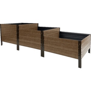 Baumera Стъпаловидна повдигната леха - klasika woodlook