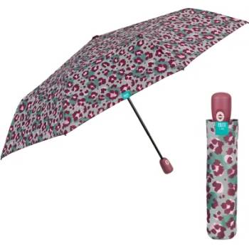 Дамски автоматичен Open-Close чадър Perletti Time 26250, Розови петна