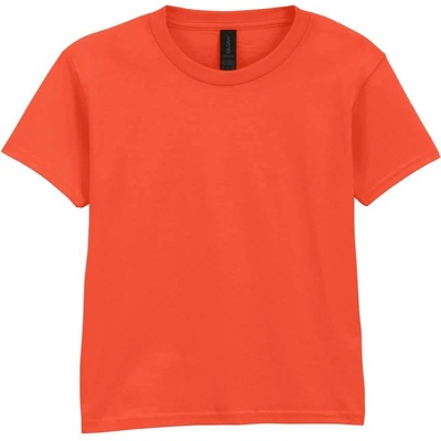 Gildan Dětské bavlněné tričko Softstyle oranžová