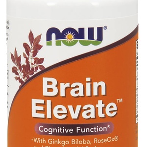NOW Добавка за Концентрация , Now Foods Brain Elevate 60 Veg Capsules