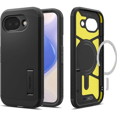Spigen Удароустойчив, твърд кейс с MagSafe за Google Pixel 10A от Spigen Tough Armor Mag - Black (8800337244137)
