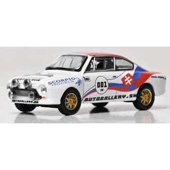 IXO MODELS 1: 64 Škoda 130RS Бял със словашко знаме. Ограничено издание 500 бр
