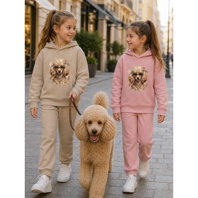 JAPITEX Dievčenské tepláky 1F GIRLS COLORS Béžová