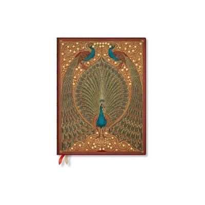 Hafiz's Peacocks Ultra Vertical Hardcover 18-Month Weekly Planner, 208pg, 80gsm by Paperblanks Sangorski & Sutcliffe 2027