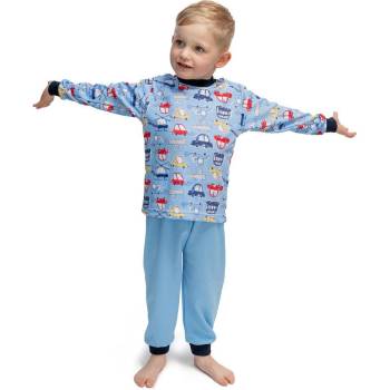 ESITO Chlapčenské detské pyžamo Auto Blue