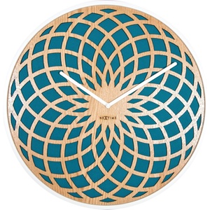 NeXtime Стенен часовник Sun Big тюркоазен (3149TQ)