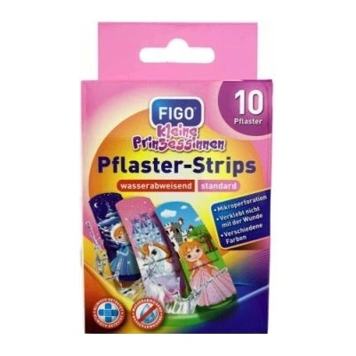 FIGO Vodeodolné detské náplasti - Princezné 10 ks