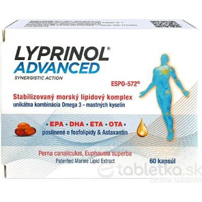 Lyprinol Advanced Omega 3 OTA DHA ETA EPA 50 mg 60 kapsúl