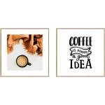 knor Картини в комплект 2 бр. 20x20 cm Coffee - knor (ZEST002DB2X20x20, 073L15,18,011)