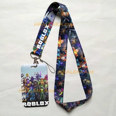 Šňůrka na krk 22537 s cedulkou Roblox