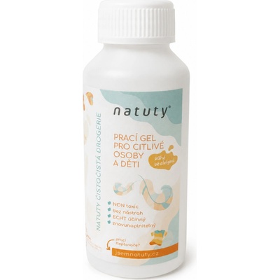Natuty Prací gel pro citlivé osoby a děti 100 ml vzorek