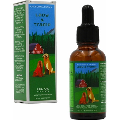 California Farms Lady & Tramp CBD olej pro psy 30 ml