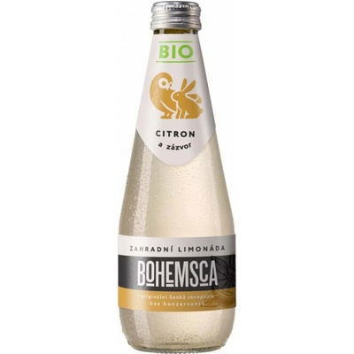 Bohemsca záhradná limonáda citrón a zázvor bio 330 ml