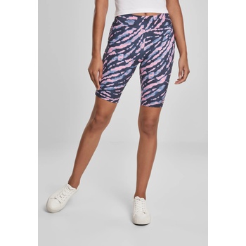 Urban Classics Дамски къс клин Urban Classics Ladies Tie Dye Cycling Shorts darkshadow/pink UB-TB3442-02444 - Многоцветен, размер S