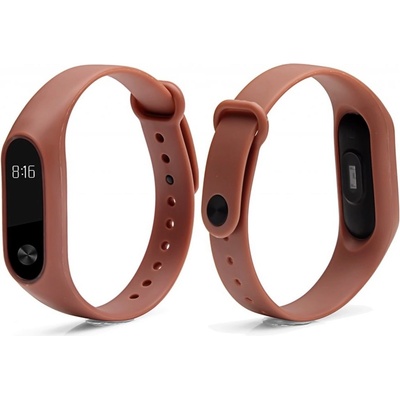 Xiaomi jednobarevný náhradní náramek pro Mi Band 2 Hnědá MBCZ-X406