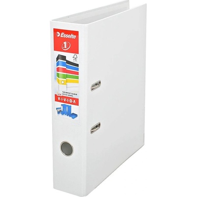 Esselte pákový zakladač A4 7,5 cm Standard Vivida biely