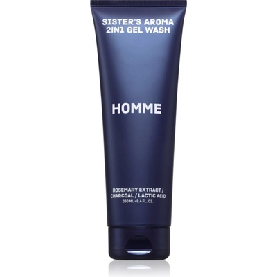 Sister's Aroma Homme душ-гел за мъже 2 в 1 250ml